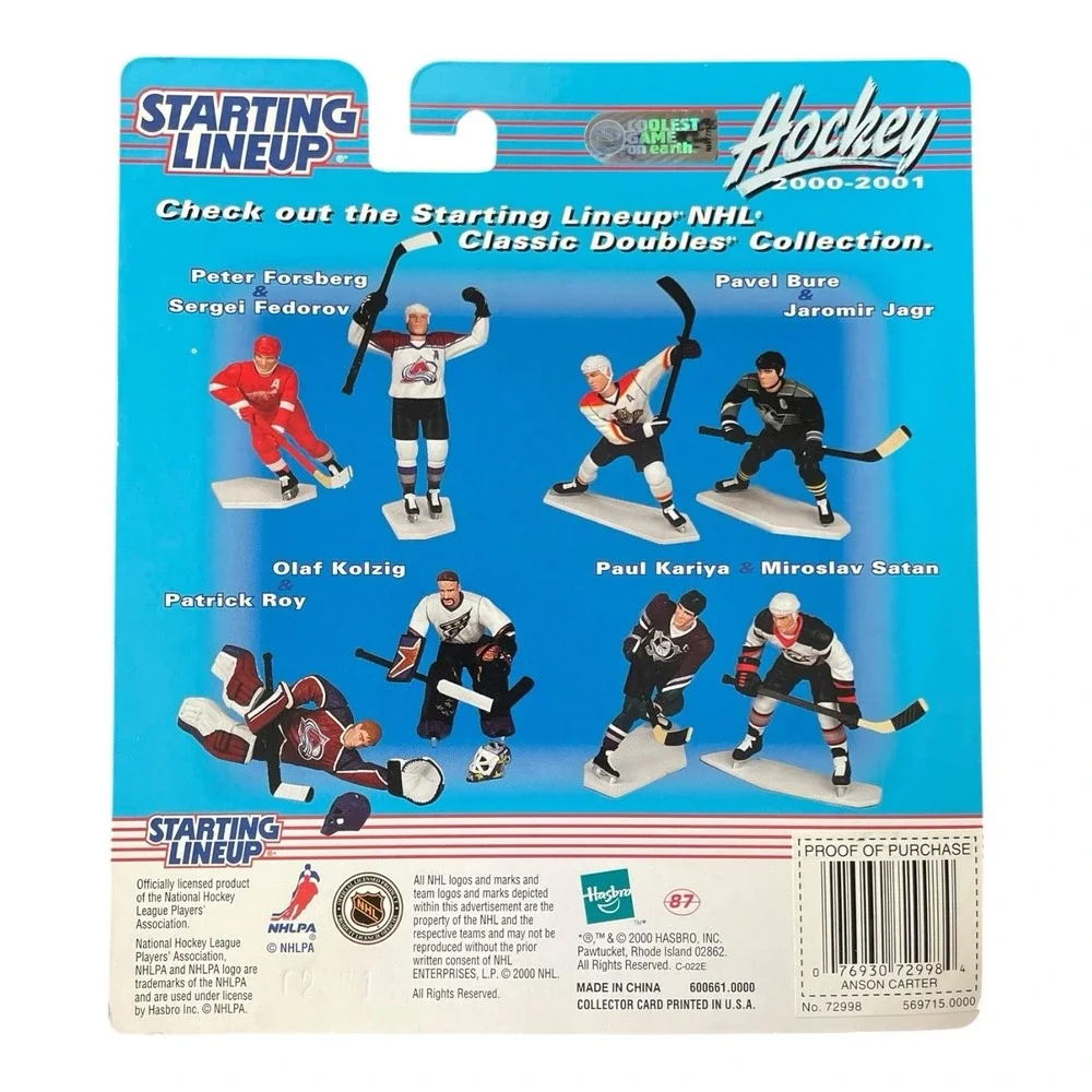 Anson‎ Carter Starting Lineup 2000-2001 Edition Figure Boston Bruins